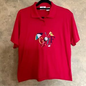 Vintage 90s Tabi Embroidered Golf Polo Shirt